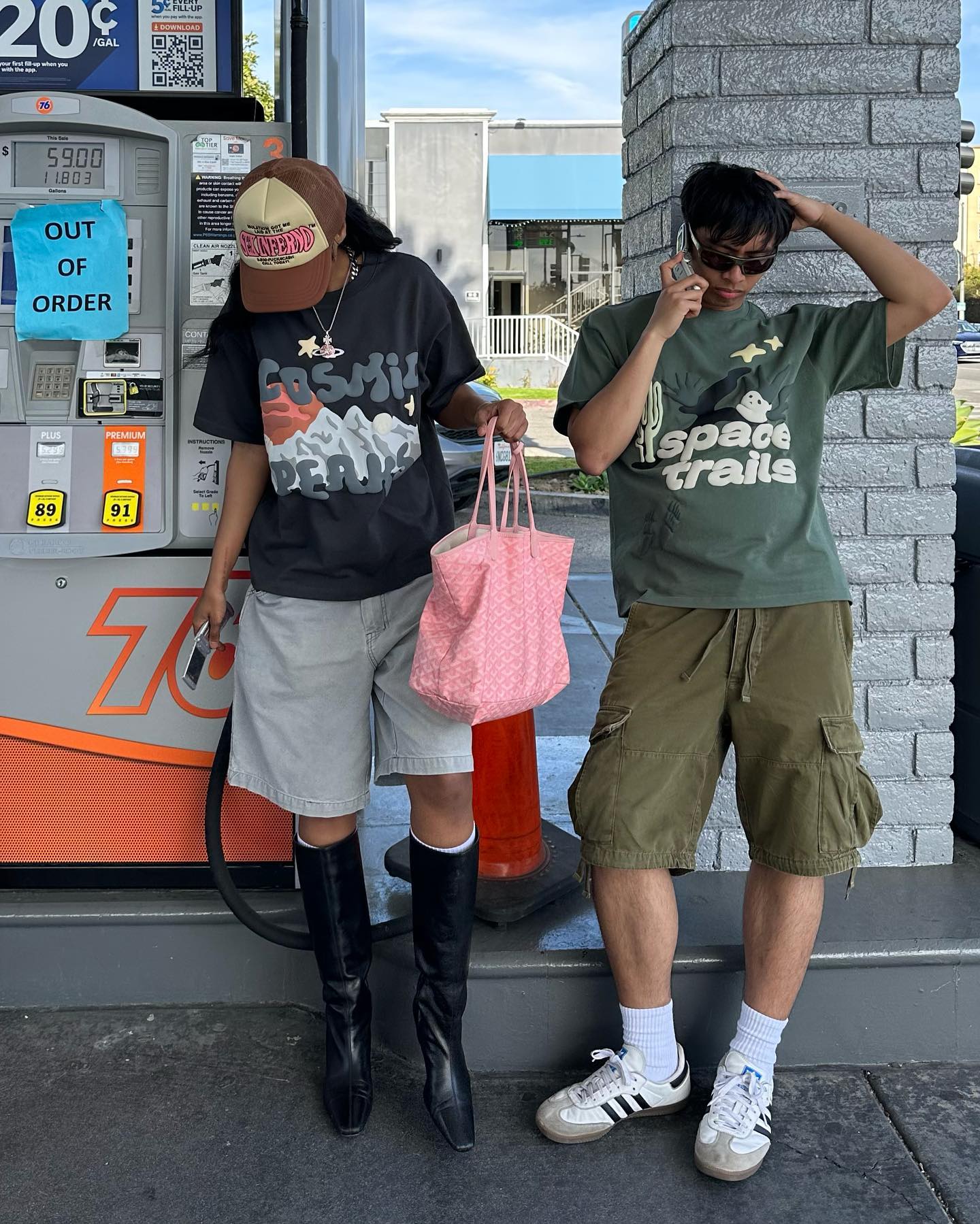 Broken P Cosmic peaks Tshirt