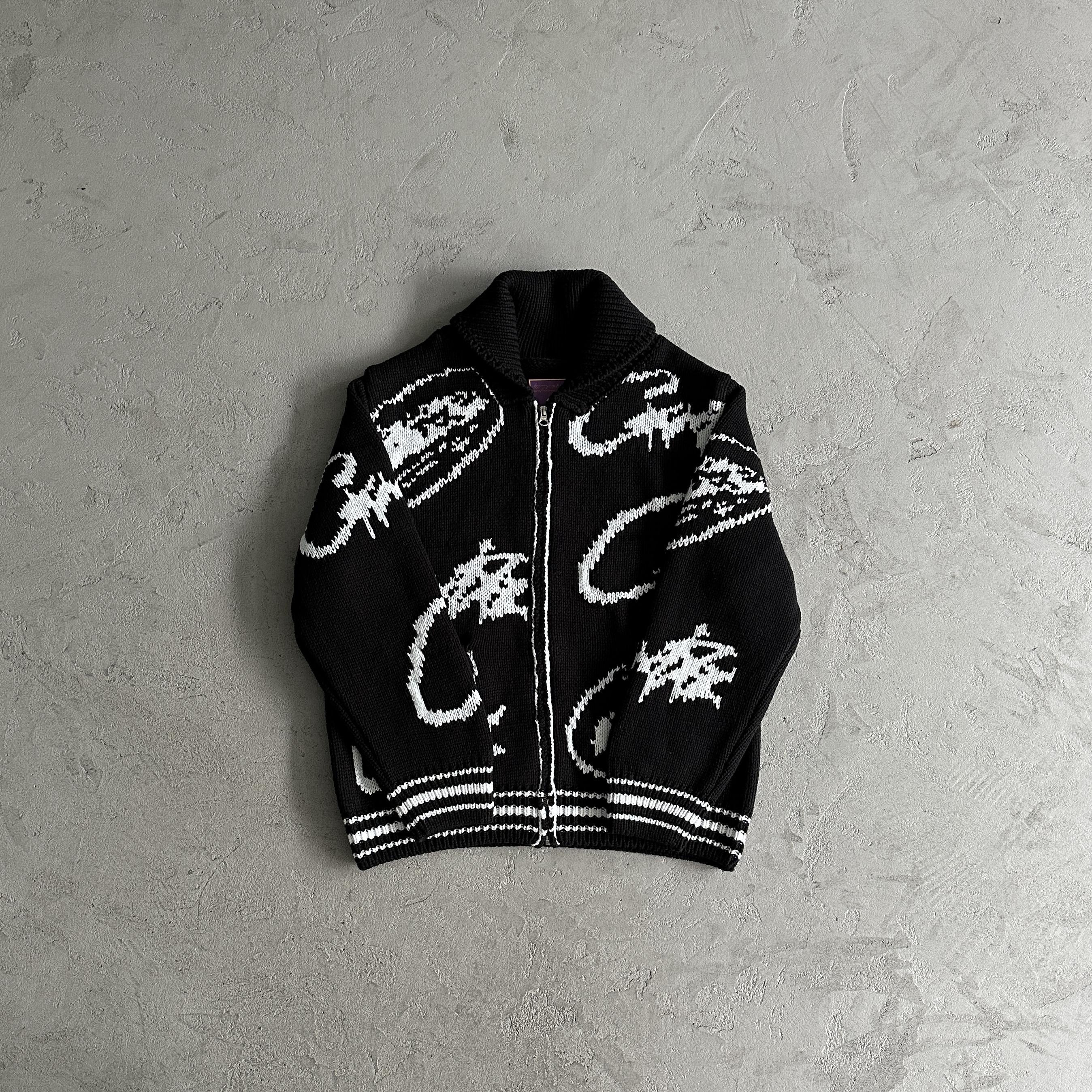 Corteiz heavy knit jacquard sweater