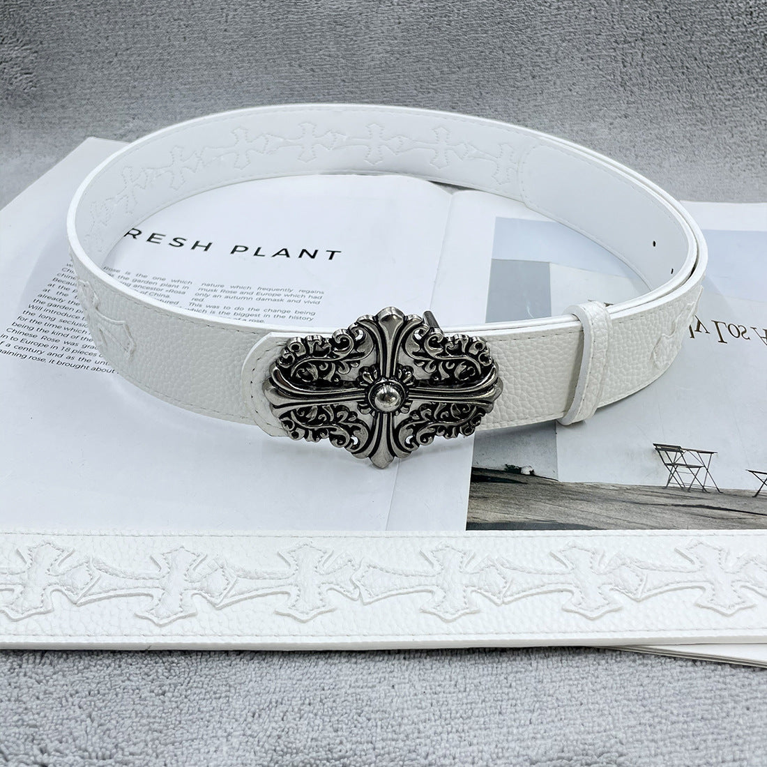 Chh Chrome Heart Belt Sacred Sword Cross Belt