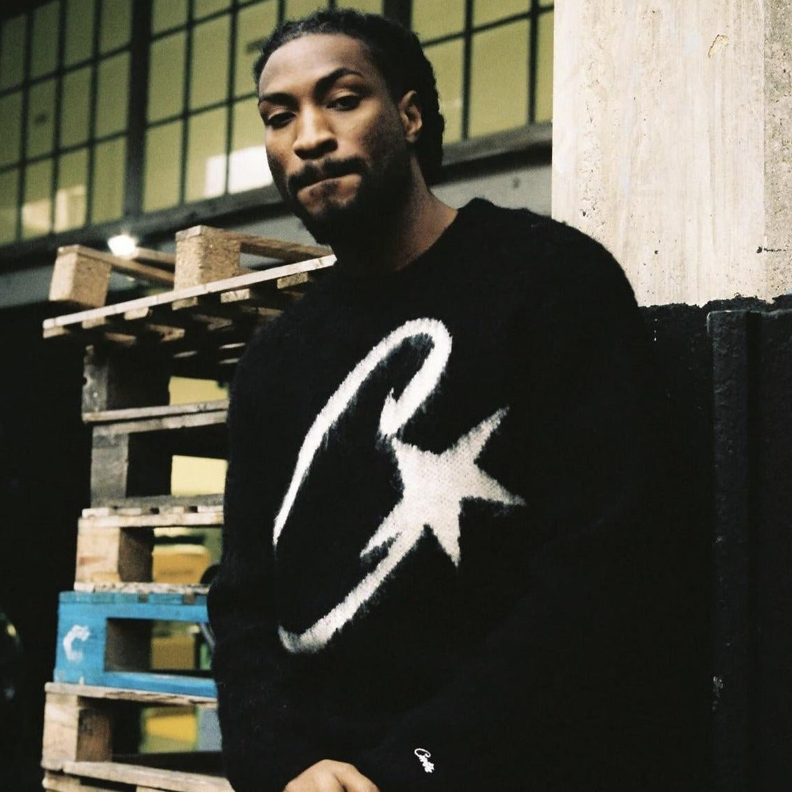 Corteiz c star mohairknit sweater