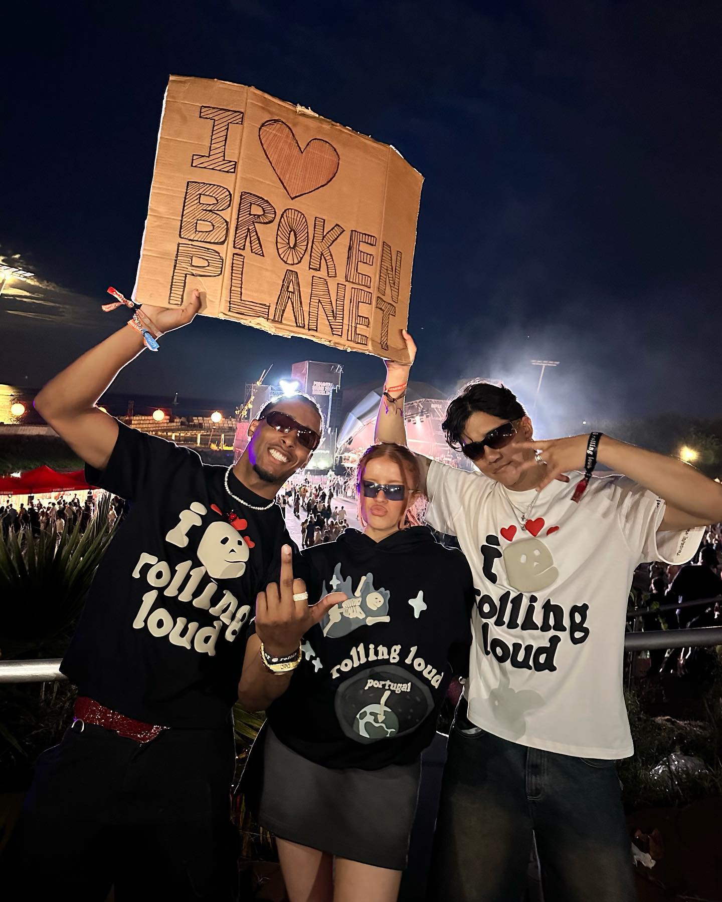 Broken P Music festival TShirt